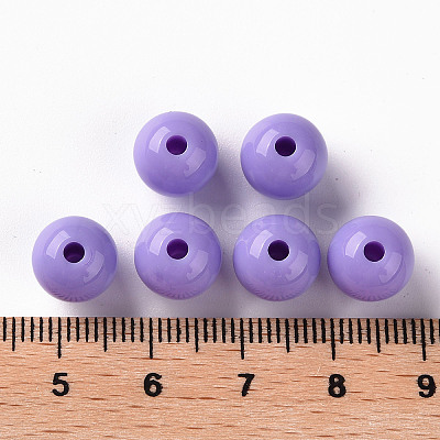 Opaque Acrylic Beads MACR-S370-C10mm-A32-1