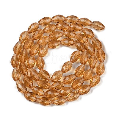 Glass Beads Strands GLAA-R024-11x8mm-17-1