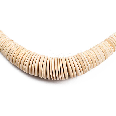 Coconut Beads Strands COCB-Q001-1-1
