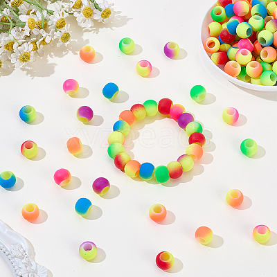 150Pcs Resin Hair Coil Cuffs OHAR-SP0001-19-1
