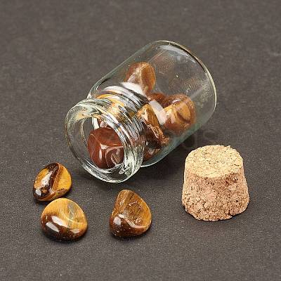 Transparent Glass Wishing Bottle Decoration DJEW-A001-01C-12-1
