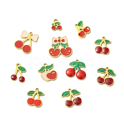 15Pcs 15 Styles 304 Stainless Steel Pendants STAS-CJ0003-09-1
