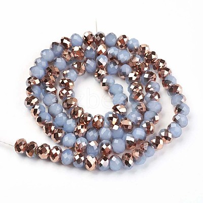 Electroplate Glass Beads Strands EGLA-A034-J4mm-N06-1
