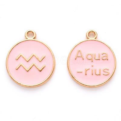 Alloy Enamel Pendants X-ENAM-S124-01A-09J-1
