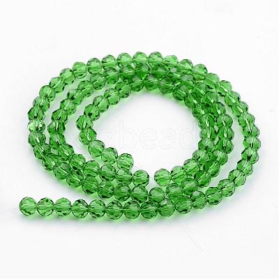 Transparent Glass Bead Strands GLAA-G013-4mm-M-1