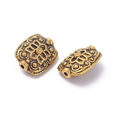 Tibetan Style Alloy Rectangle Beads X-GLF5179Y-NF-1