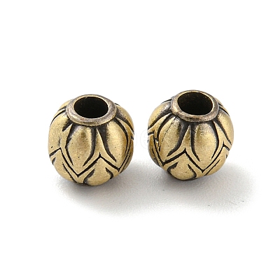 Rack Plating Brass Beads KK-C038-01AG-1
