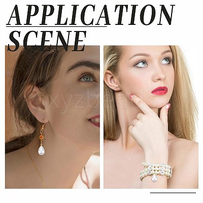 ABS Plastic Imitation Pearl Pendants KK-BC0010-75-1
