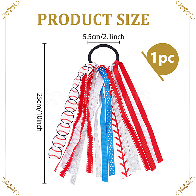 Polyester Hair Ties OHAR-WH0033-005B-1