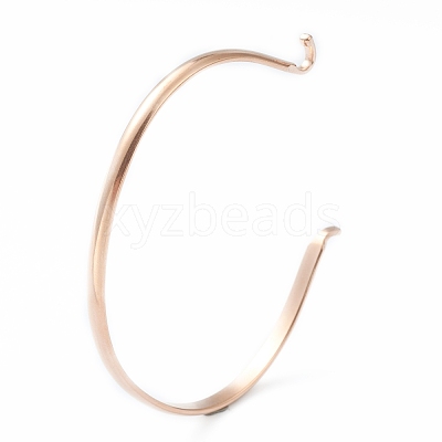 304 Stainless Steel Cuff Bangle Making STAS-H154-01RG-1