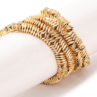Electroplated Synthetic Non-magnetic Hematite Beads Strands G-G849-07A-LG-1