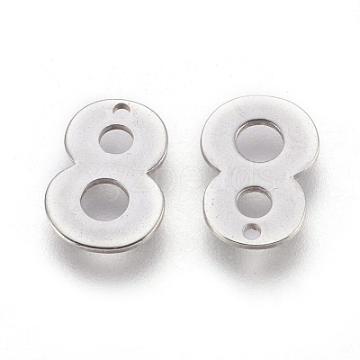 Tarnish Resistant 201 Stainless Steel Charms STAS-F175-01P-8-1