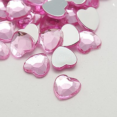 Imitation Taiwan Acrylic Rhinestone Cabochons GACR-A025-12x12mm-03-1