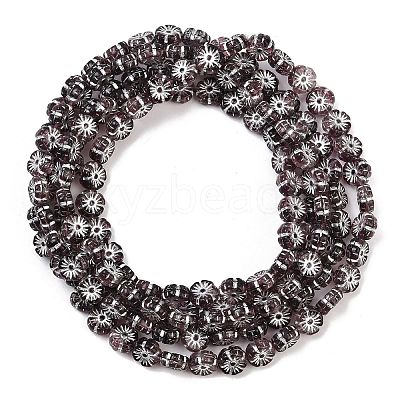 Czech Pressed Glass Beads GLAA-I061-26-1