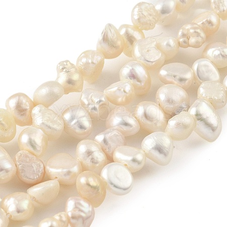 Natural Cultured Freshwater Pearl Beads Strands PEAR-A006-18B-1