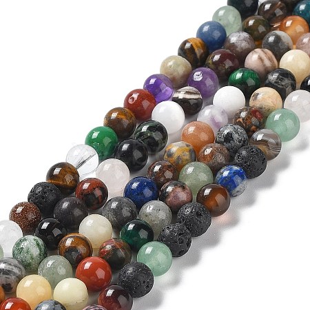 16 inch Round Gemstone Strands GSR6mmC170-1