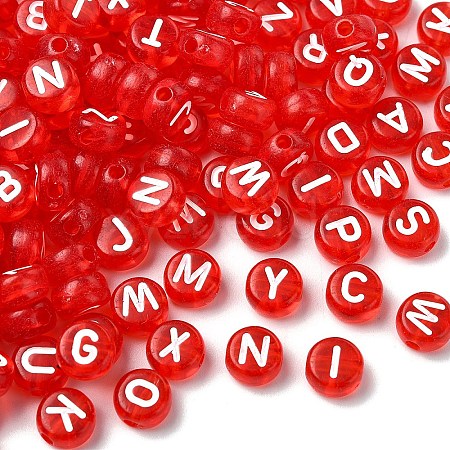 150Pcs Transparent Acrylic Beads TACR-YW0002-32F-1