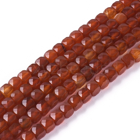 Natural Carnelian Beads Strands G-L537-023-1