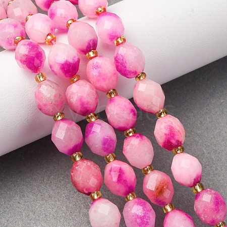 Natural White Jade Beads Strands G-D305-B01-01N-1