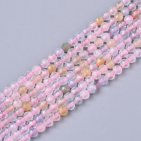 Natural Morganite Beads Strands G-T064-12-1