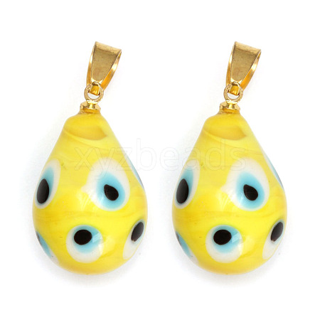 Handmade Lampwork Pendants PW-WG23609-02-1