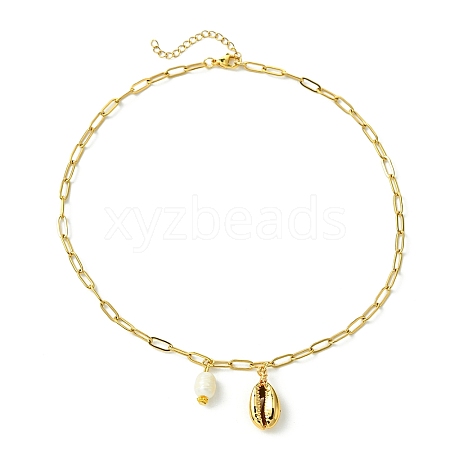 Natural Cultured Freshwater Pearl Necklaces NJEW-JN04785-1