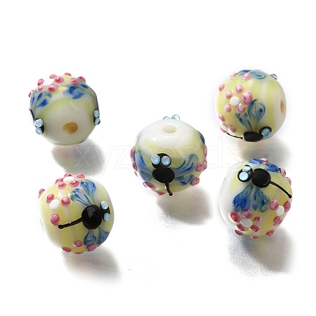 Handmade Lampwork Beads LAMP-K042-08C-1