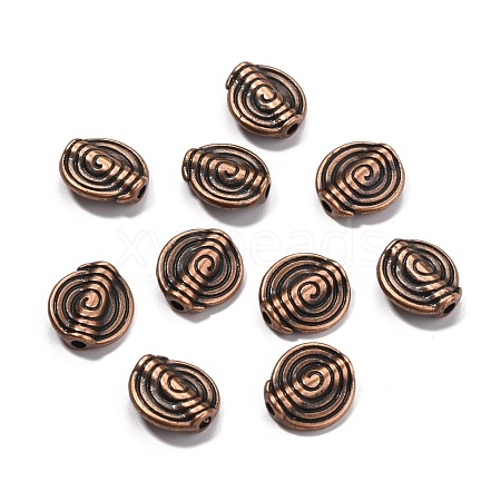 Tibet Red Copper Metal Beads RLF0479Y-1