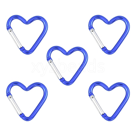 5Pcs Zinc Alloy Spring Gate Rings FIND-YW0010-59D-1