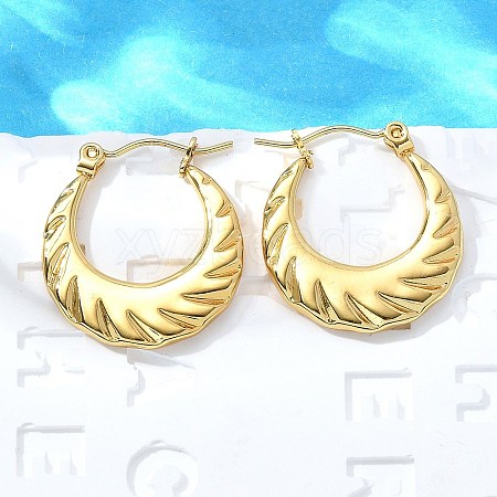 304 Stainless Steel Hoop Earrings for Women EJEW-L296-079G-1