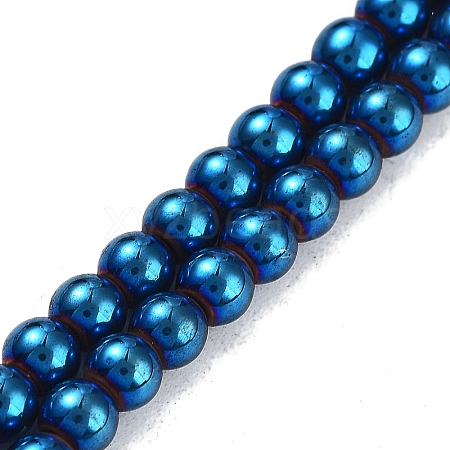 Synthetic Magnetic Hematite Beads Strands G-P545-K01-01A-1