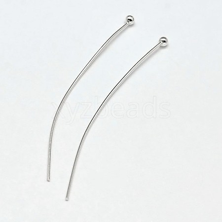 925 Sterling Silver Ball Head Pins STER-F018-03F-1