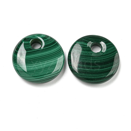 Natural Malachite Pendants G-Q185-01B-01-1