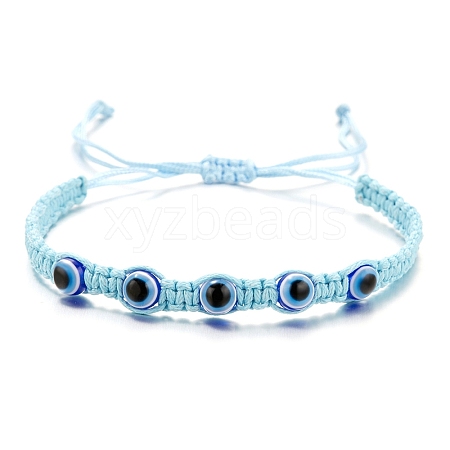 Evil Eye Beads Bracelets PW-WGF9804-04-1