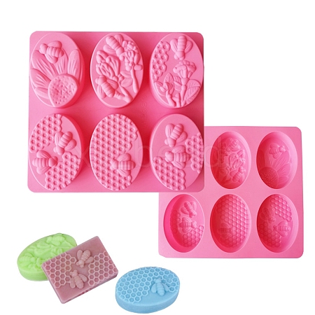 6 Cavities Silicone Molds SOAP-PW0002-06-1