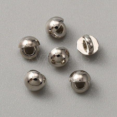 Mini Alloy Shank Buttons BUTT-WH0029-07P-1