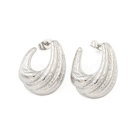 Non-Tarnish 304 Stainless Steel Ear Studs EJEW-L290-010P-1