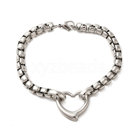 202 Stainless Steel Chain Bracelet STAS-A100-15P-1