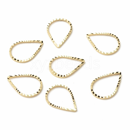 Brass Linking Rings KK-F831-017C-G-RS-1