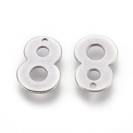 Tarnish Resistant 201 Stainless Steel Charms STAS-F175-01P-8-1