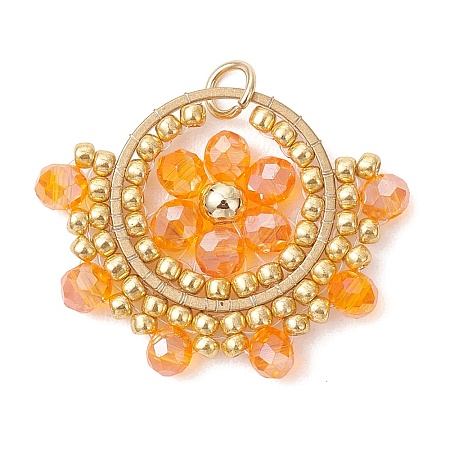 Glass Pendans PALLOY-MZ01222-01-1