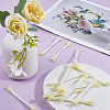 Rope with Plaster Artificial Fzlower Core for Hairpin Accessories DIY-WH20010-10B-4