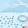300Pcs CCB Plastic European Beads CCB-DC0001-21-5