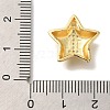 Rack Plating 
Brass Micro Pave Cubic Zirconia Pendants KK-I722-05G-I-3