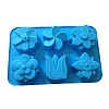 Flower DIY Silicone Soap Molds PW-WG44732-01-2