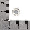 Brass Micro Pave Cubic Zirconia Beads KK-D408-11S-04A-3