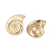 Conch Alloy Stud Earrings for Women X-EJEW-A112-07KCG-3