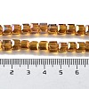 Electroplate Glass Beads Strands EGLA-R030-6x6mm-17-2