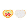 Transparent Printed Acrylic Cabochons TACR-N016-06-2