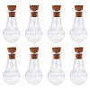 10Pcs Clear Glass Wishing Bottles AJEW-TA0002-85D-3